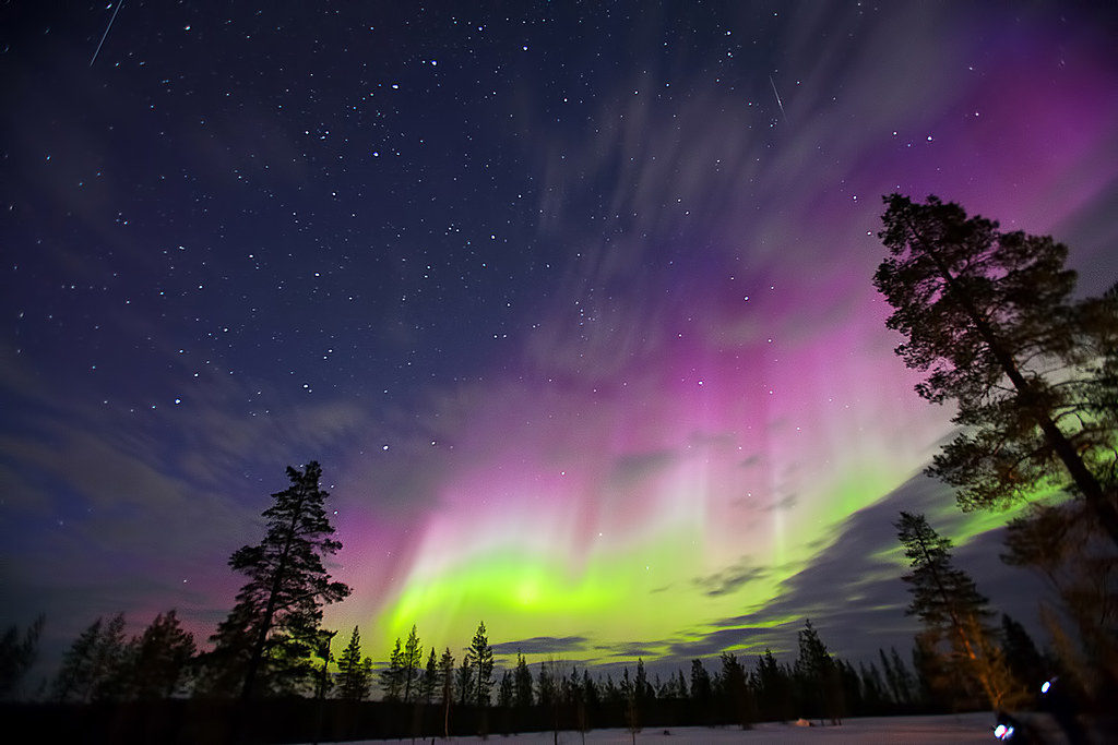 auroras boreales en Finlandia