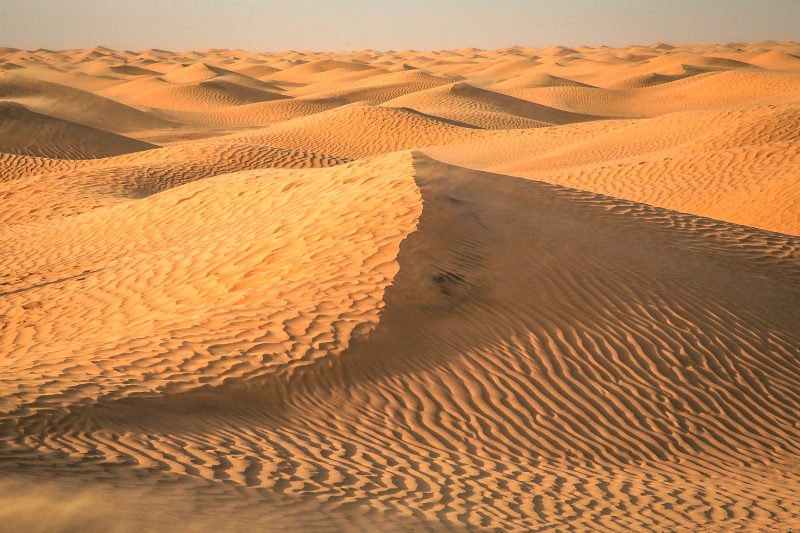 Desierto del Sahara en África