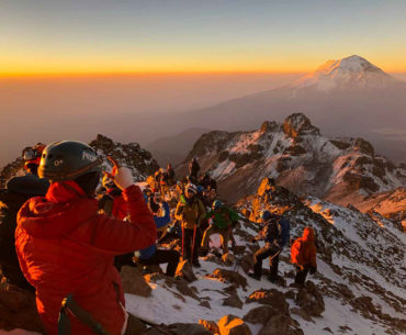 Subida antes de rodilla del Iztaccihuatl